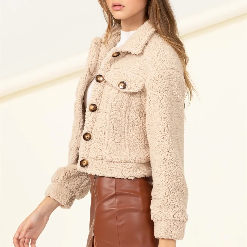 PLAY IT RIGHT TEDDY BUTTONDOWN JACKET - Picture 2 of 5